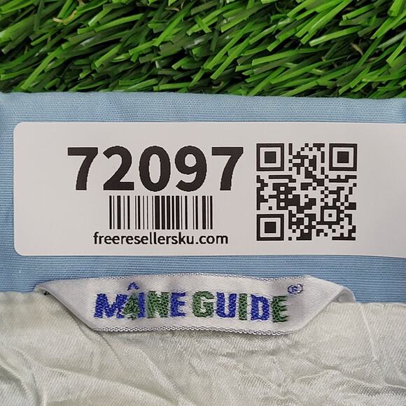 Vintage 90s MOD Jacket XL 23x28 Blue USA - Picture 8 of 13